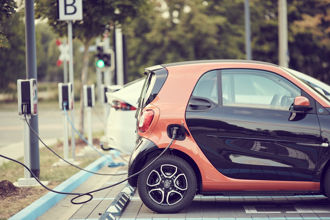 electric car charging station