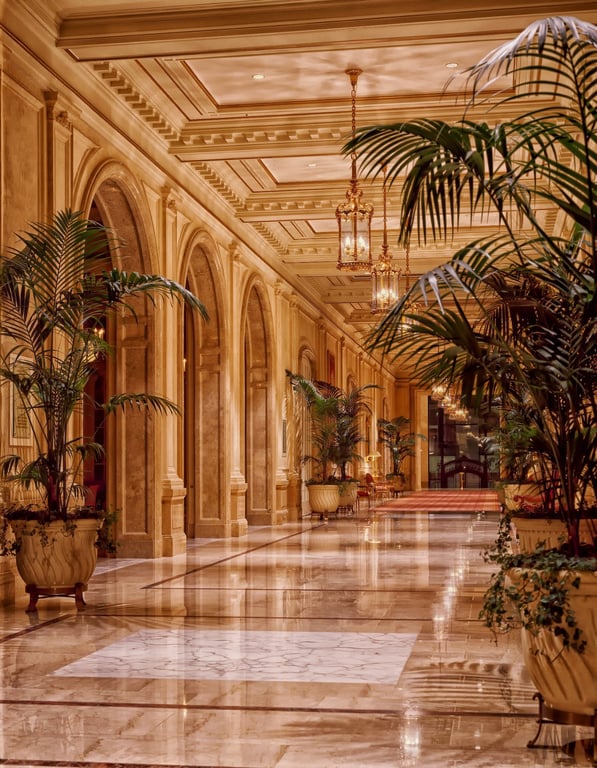 historic hotel grand lobby