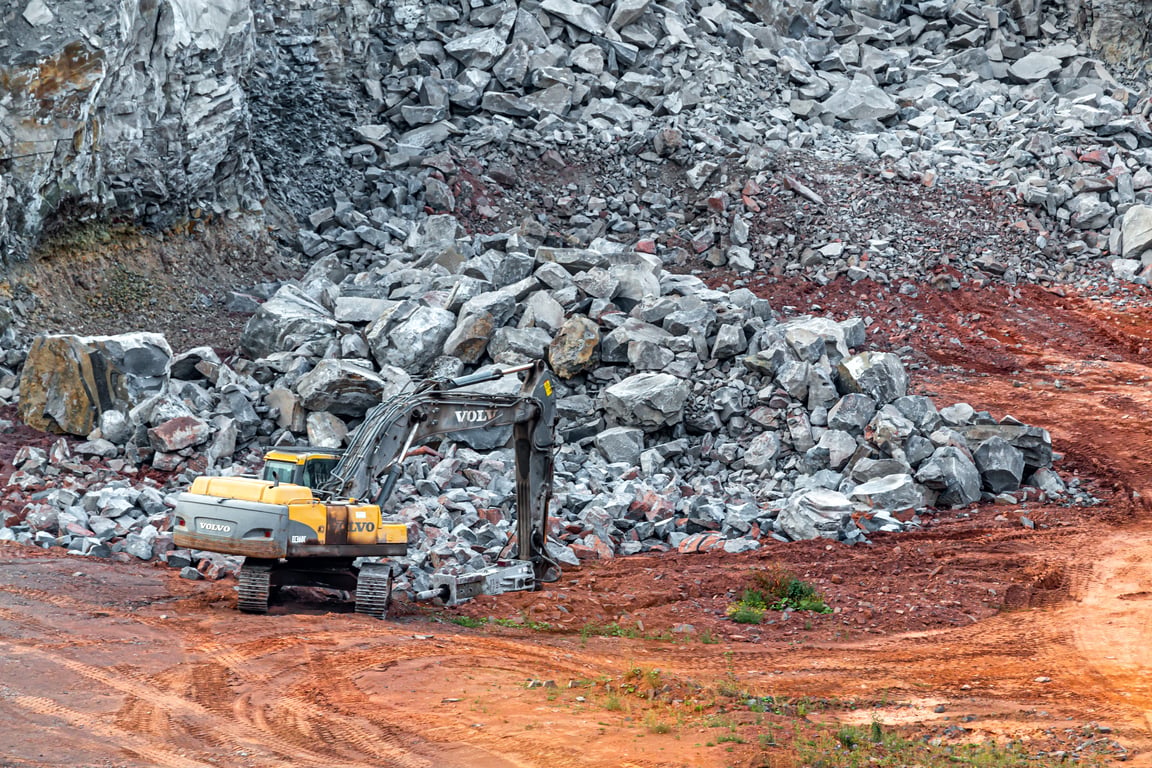 Volvo excavator