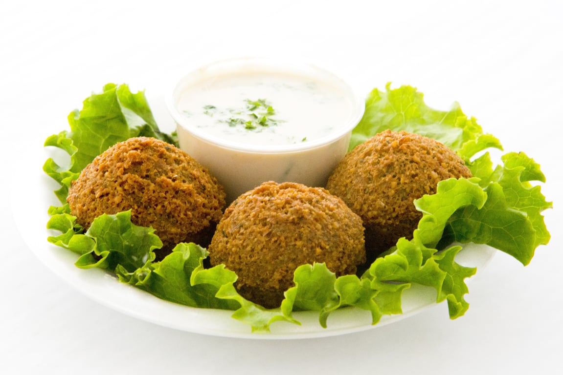 Mediterranean food trailer falafel bowls