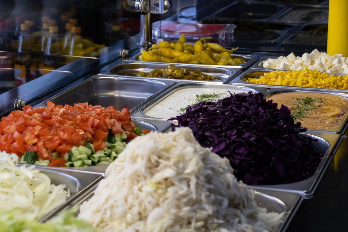 food truck service counter