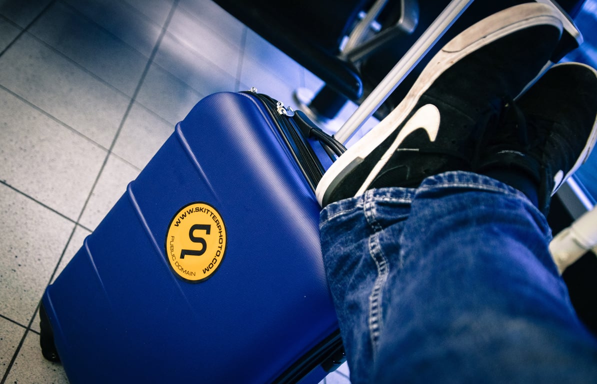 carry-on suitcase airport