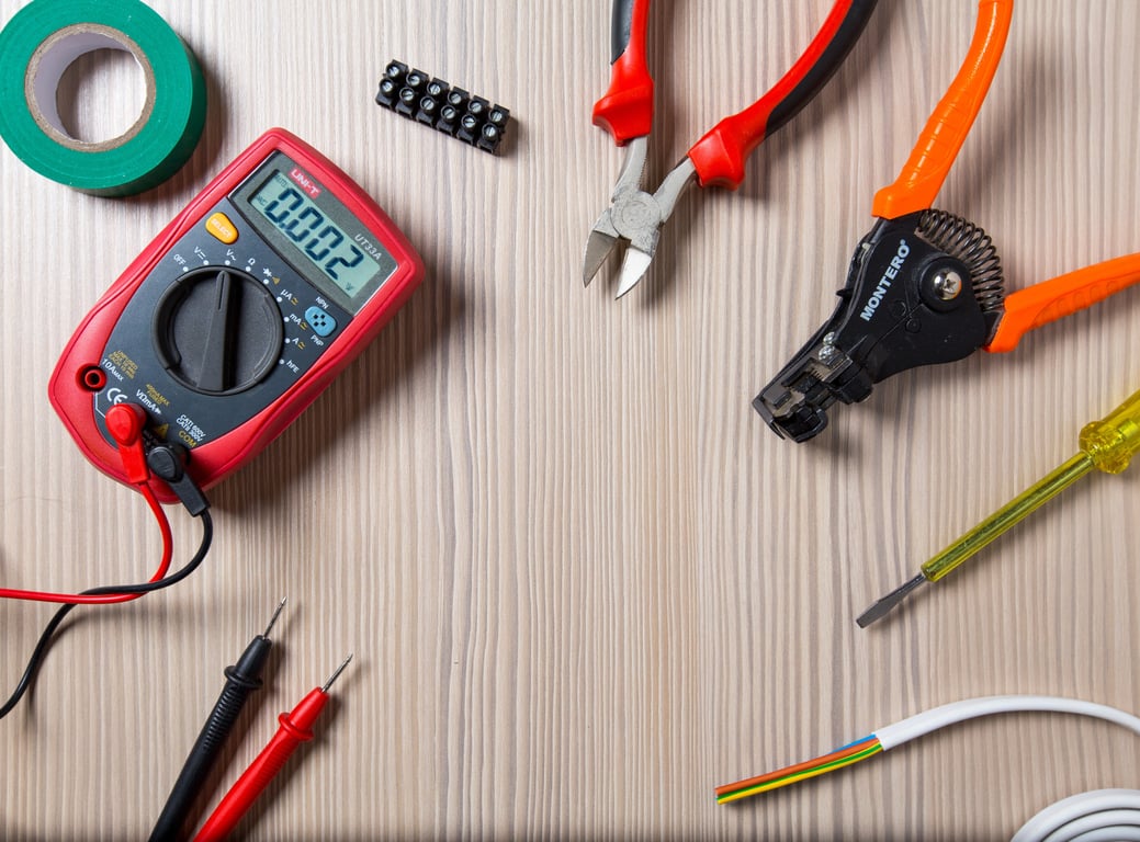 Canadian electrician at work