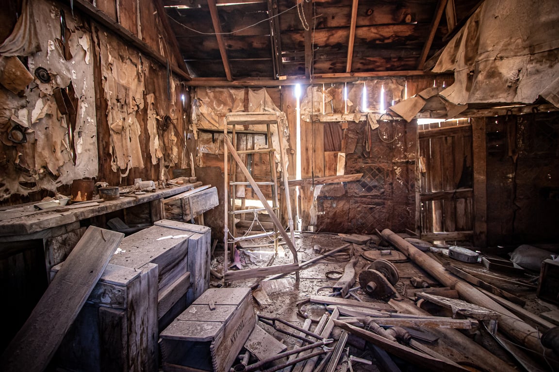 garage workshop interior