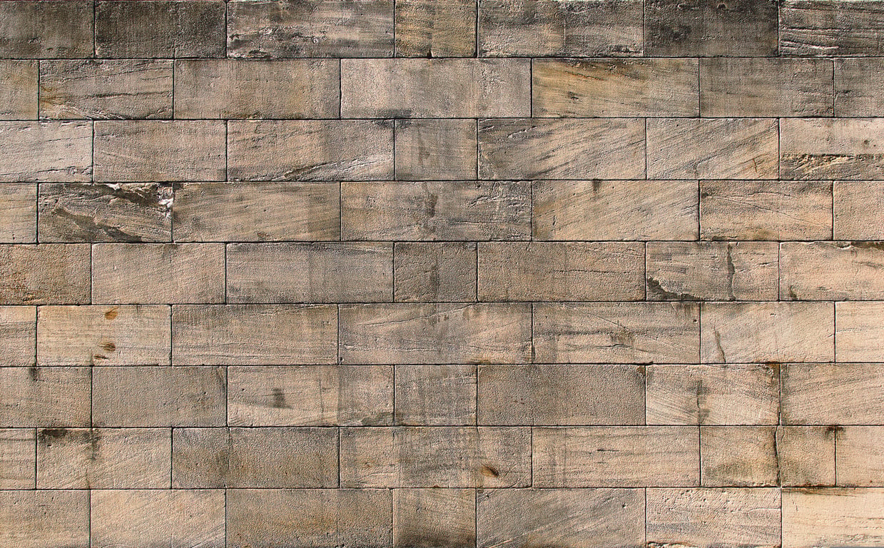 stone retaining wall