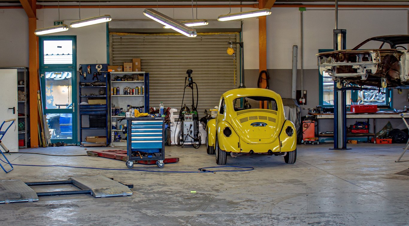 organized garage workshop