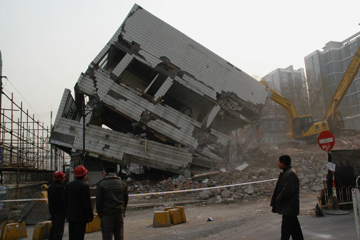 compact bulldozer grading