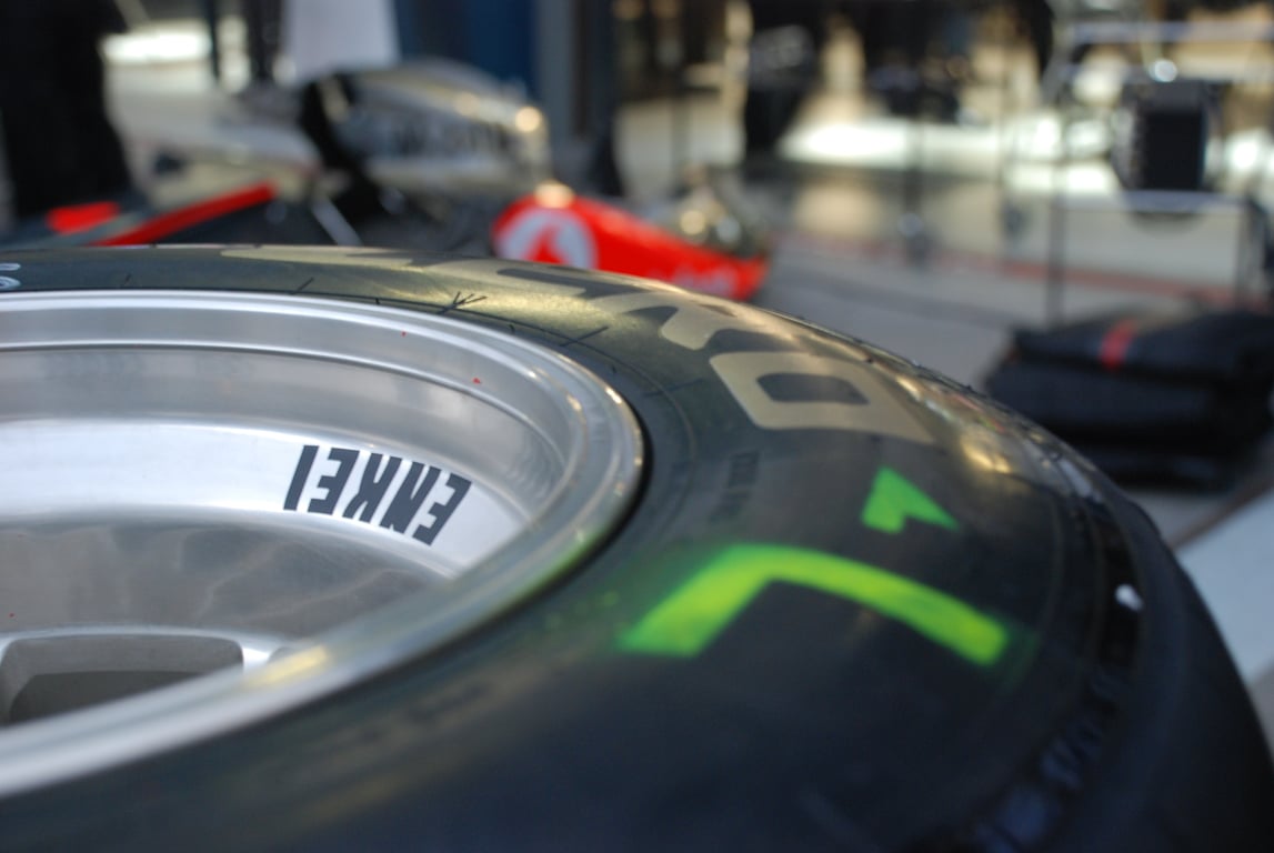 car tyre installation