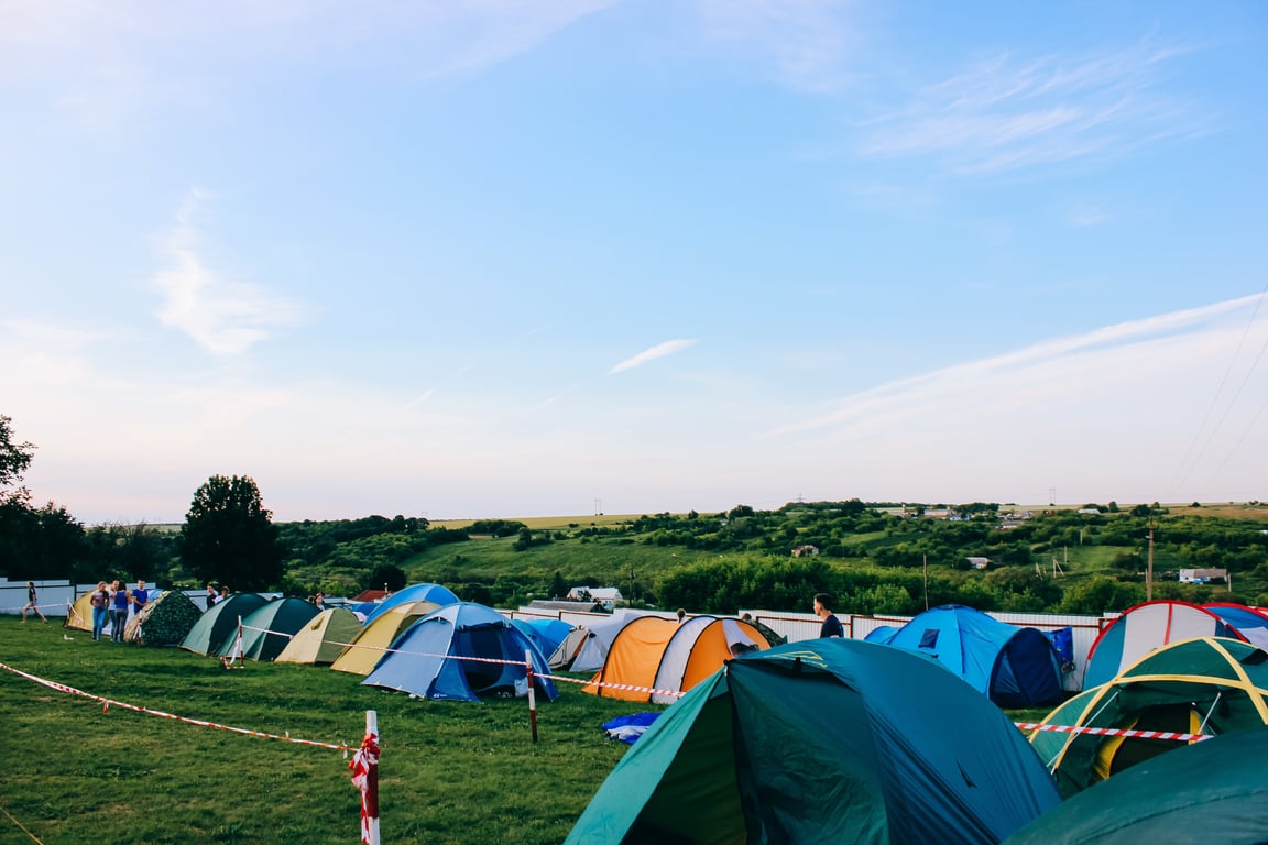 family camping tent