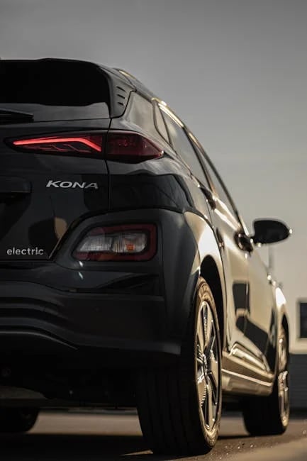 "Futuristic electric SUV parked in a modern urban setting, featured in 'Top 7 Affordable EVs for 2025 You Must See Now!'"