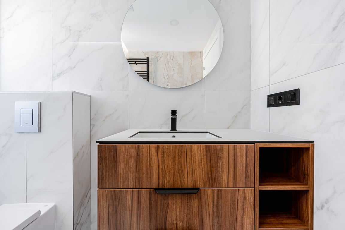 modern bathroom vanity
