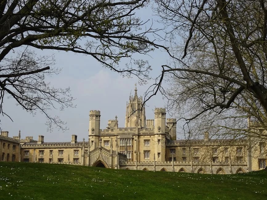"A prestigious Cambridge University scholarship certificate on a wooden desk, symbolizing the achievement discussed in the article 'Top 7 Secrets to Secure a 2025 Cambridge Scholarship'."