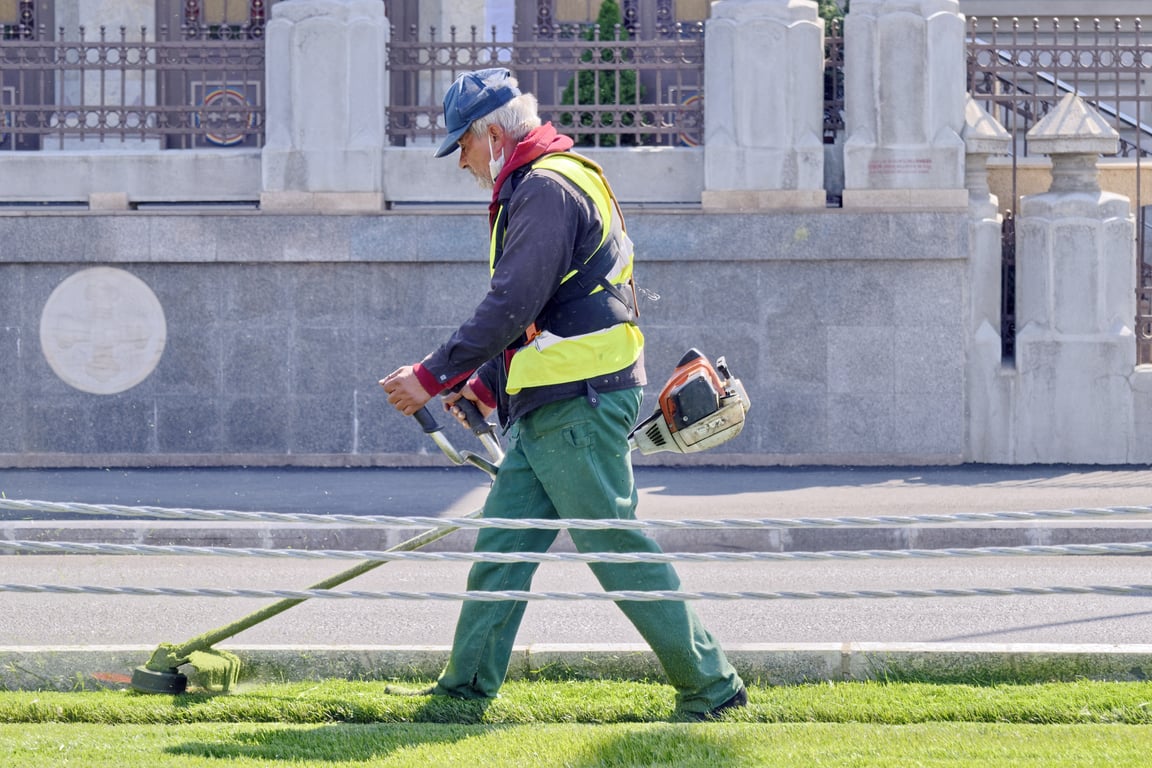 lawn mowing service