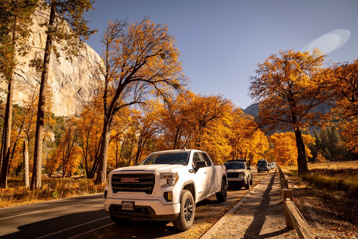 GMC Sierra 1500 towing trailer