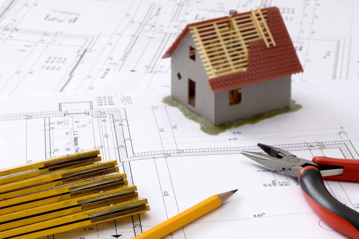 construction estimator blueprints