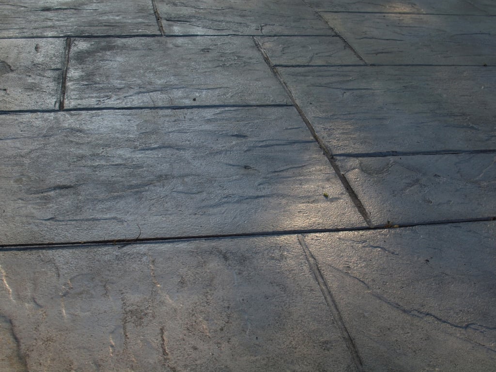 concrete paver patio