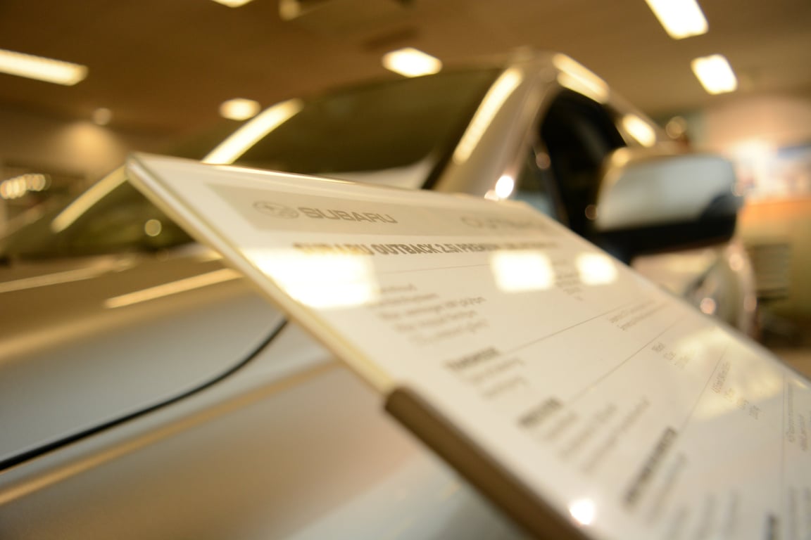 car dealership showroom