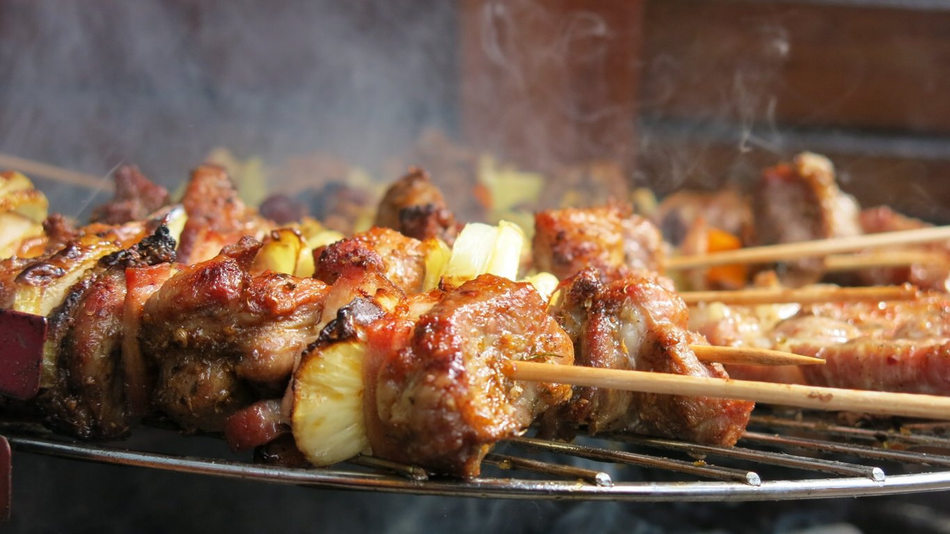BBQ food trailer