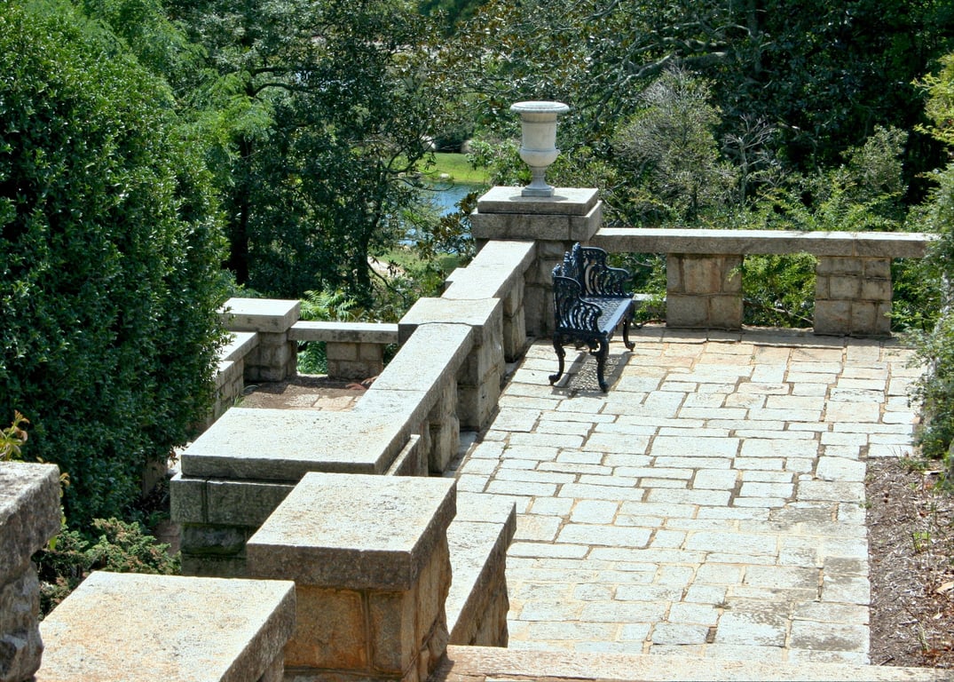 stone patio landscaping