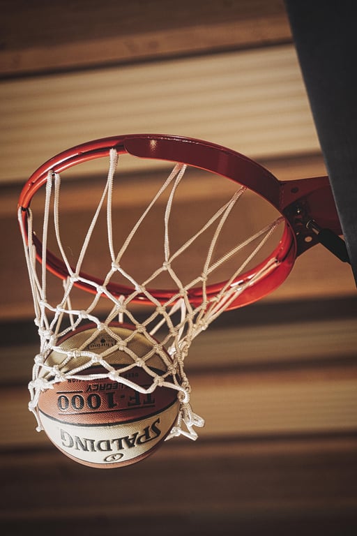 NBA Finals basketball court