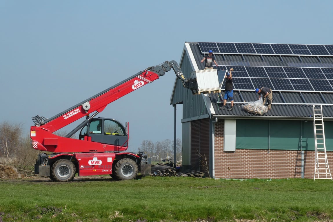 rooftop solar panel installation