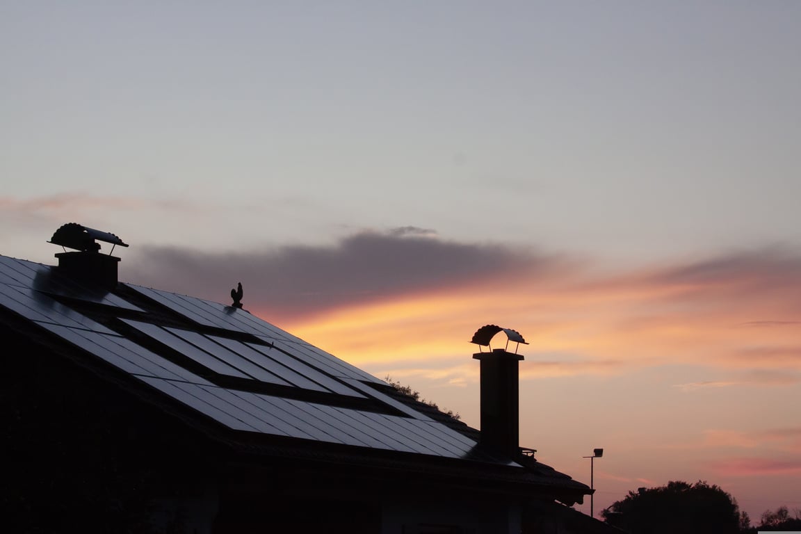 residential solar panels roof