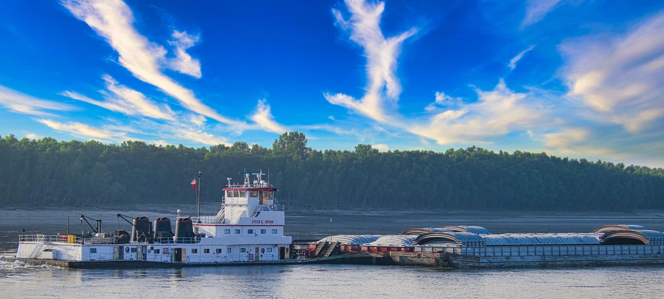 towboat assisting disabled boat