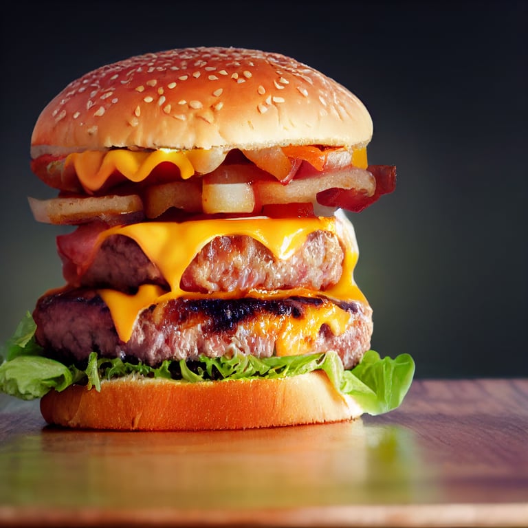 burger food trailer