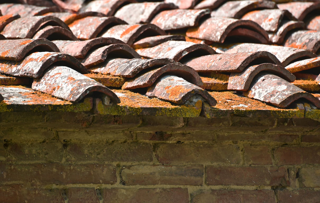 roofer repairing leaking roof