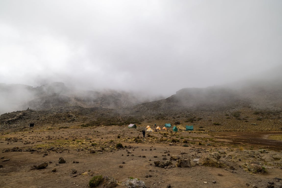 Mount Kilimanjaro hiking camp