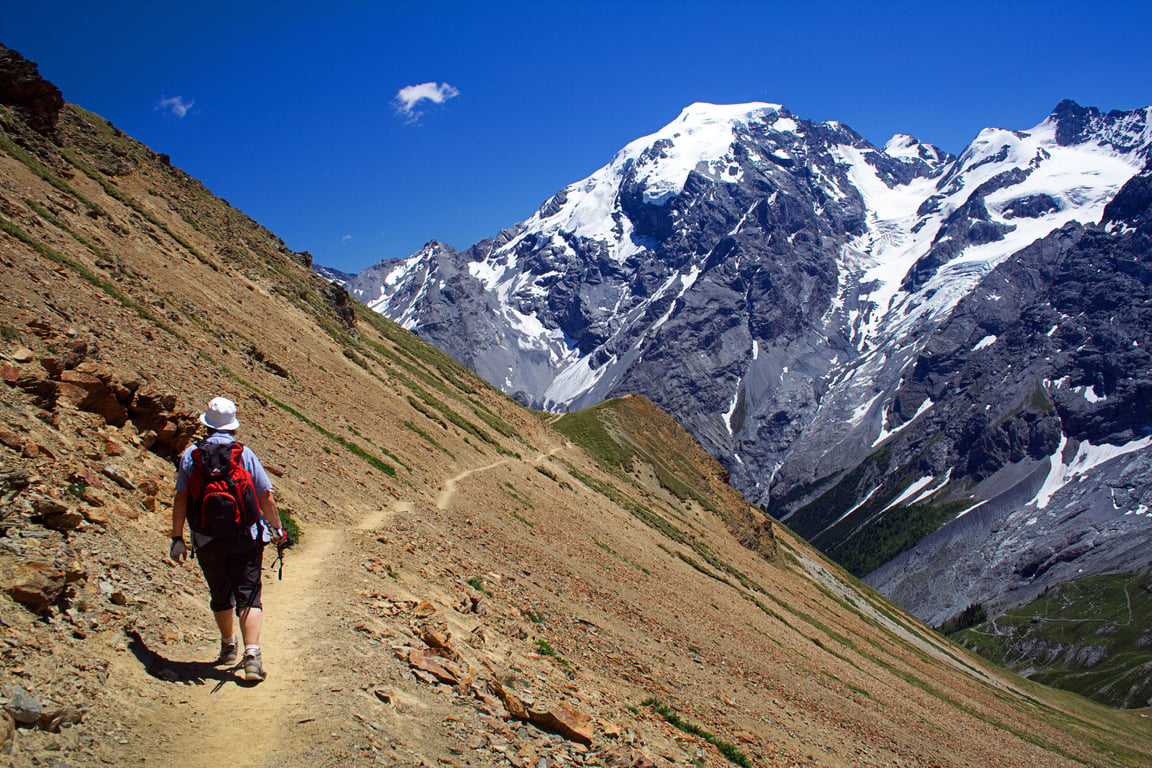 hikers mountain trail