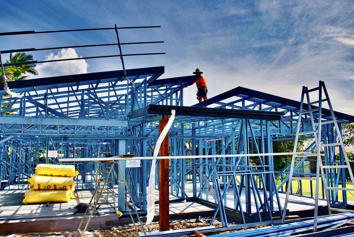 home addition construction framing