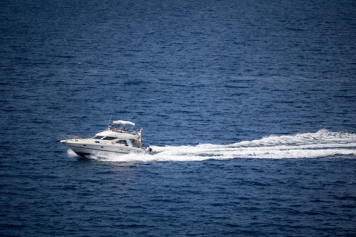 marine surveyor inspecting boat