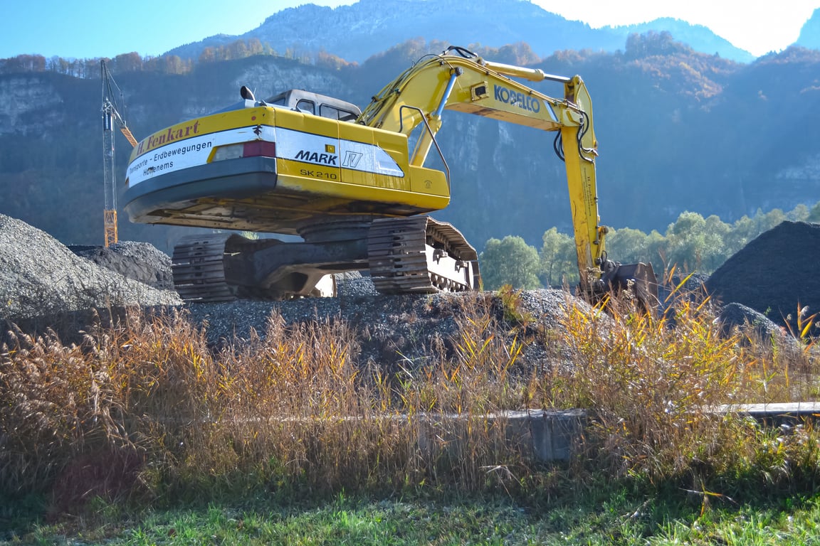 Caterpillar excavator