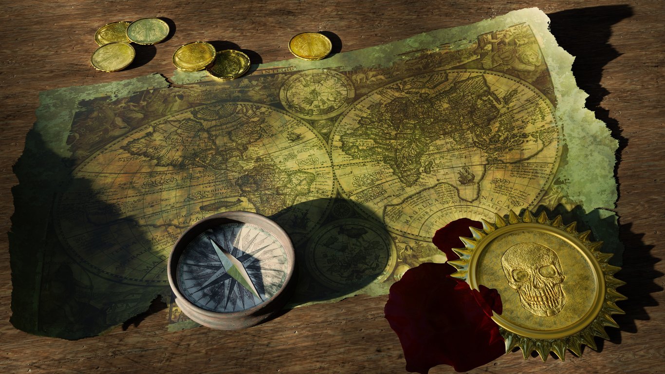 game map with coordinates