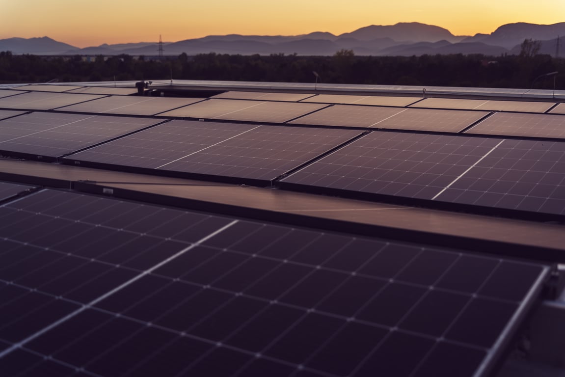 rooftop solar panel installation