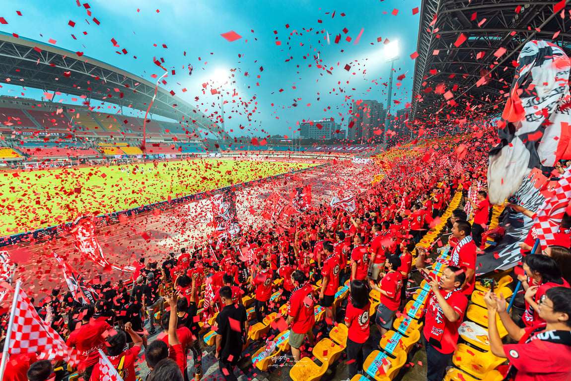 football stadium crowd