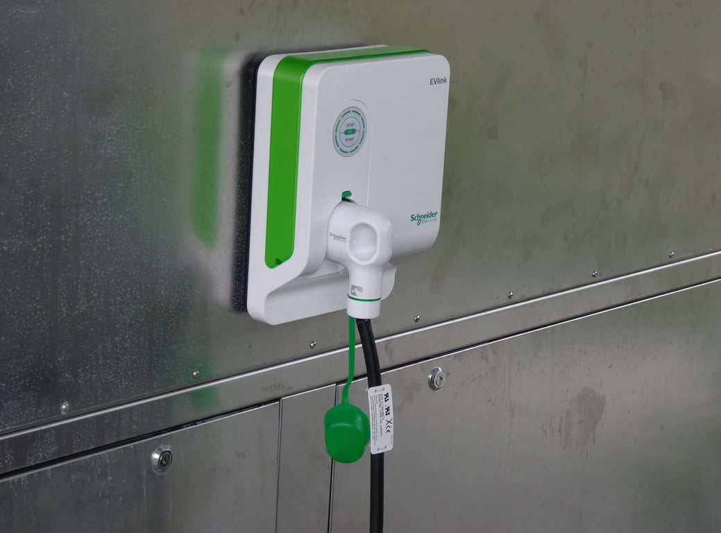 electric car charging station
