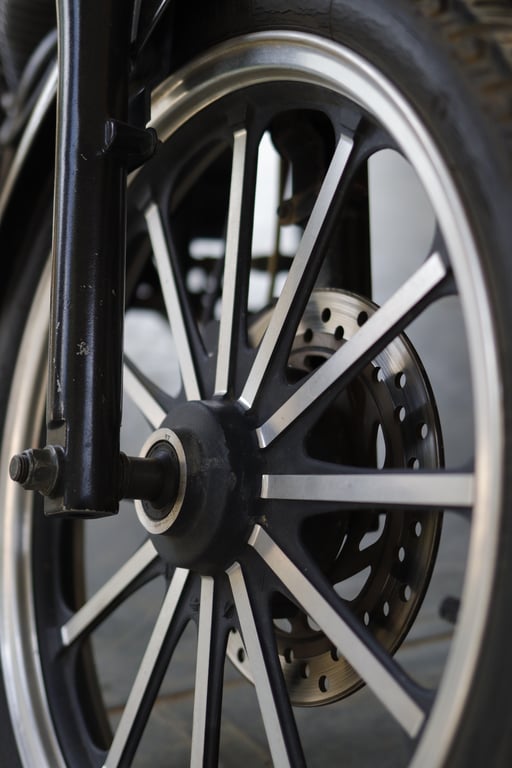 tire shop wheel mounting