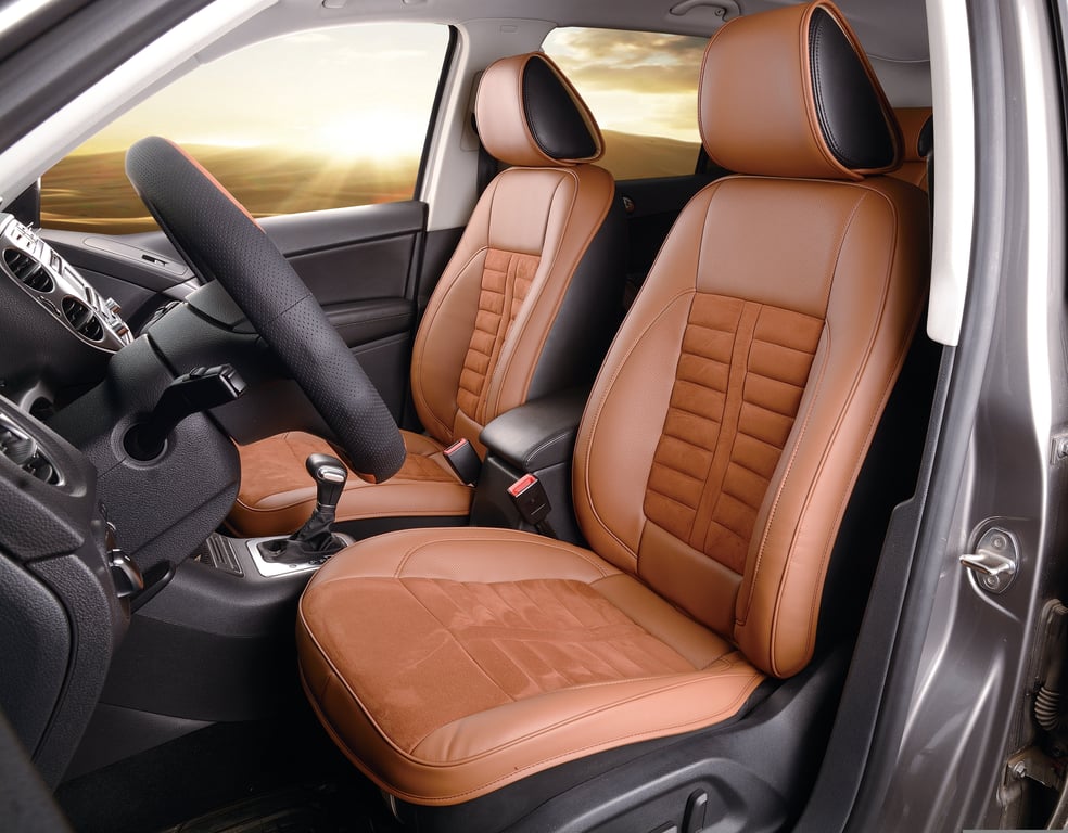 SUV interior rear seats