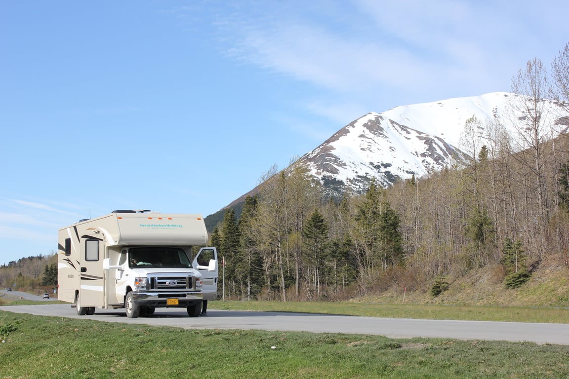 RV mountain road