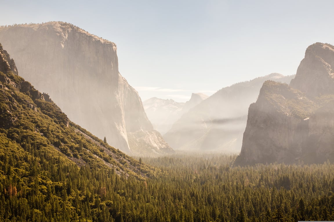 Yosemite Valley View reflection