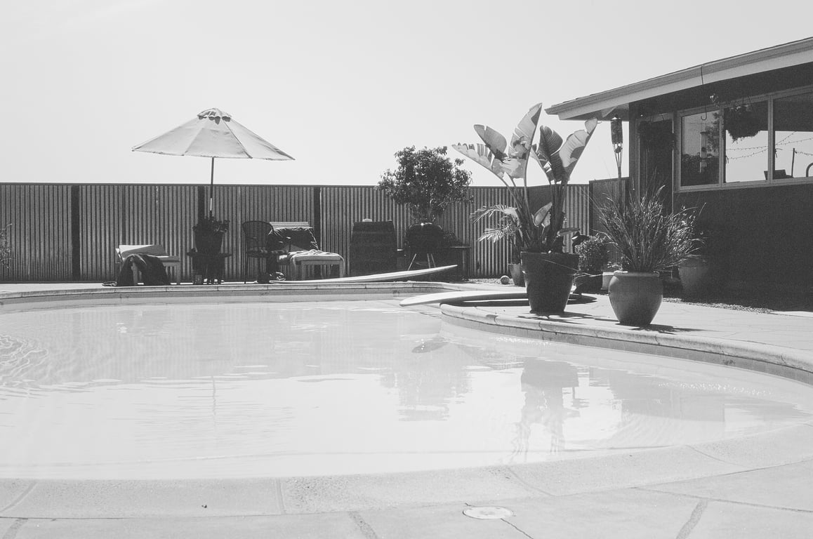 Endless Pool backyard
