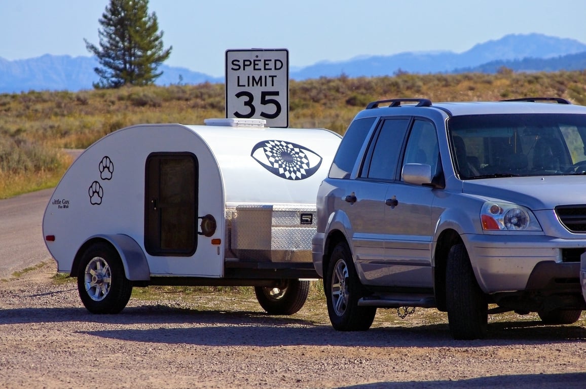 RV trailer parking