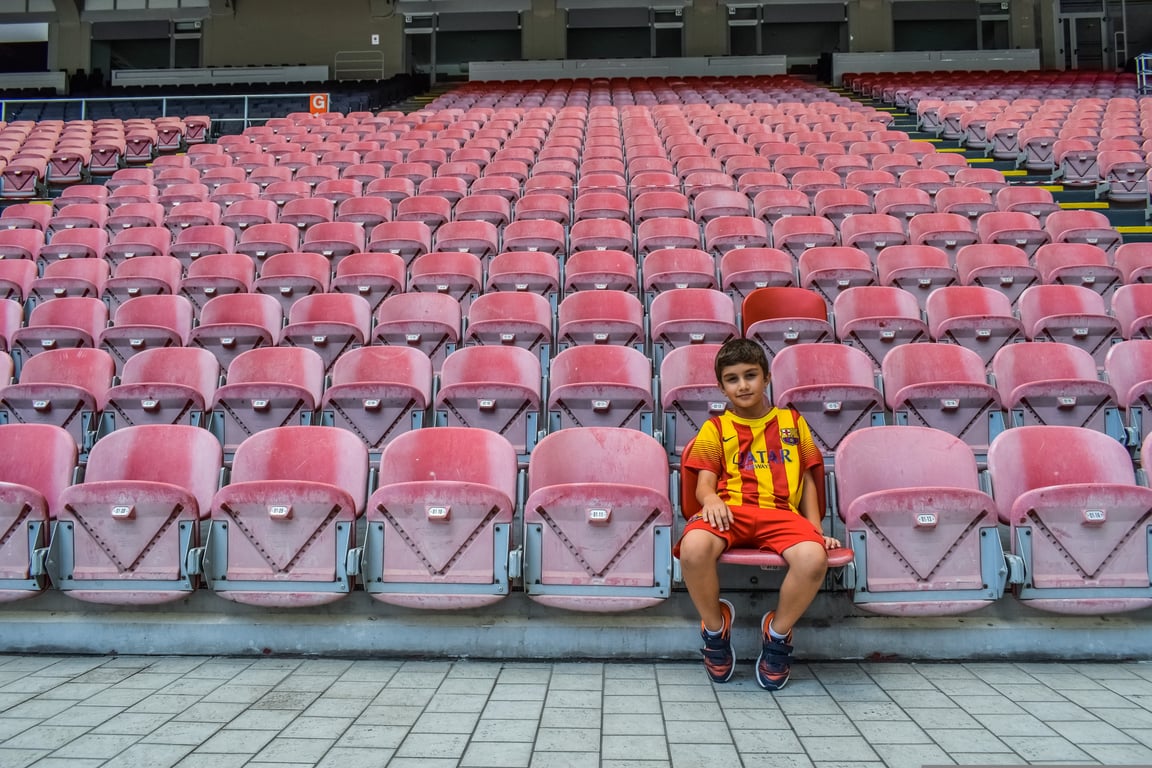 football stadium supporters section
