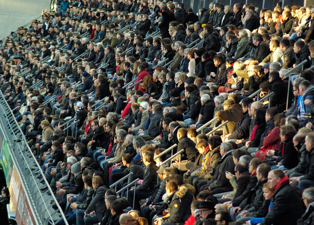 MLS stadium pre-match crowd