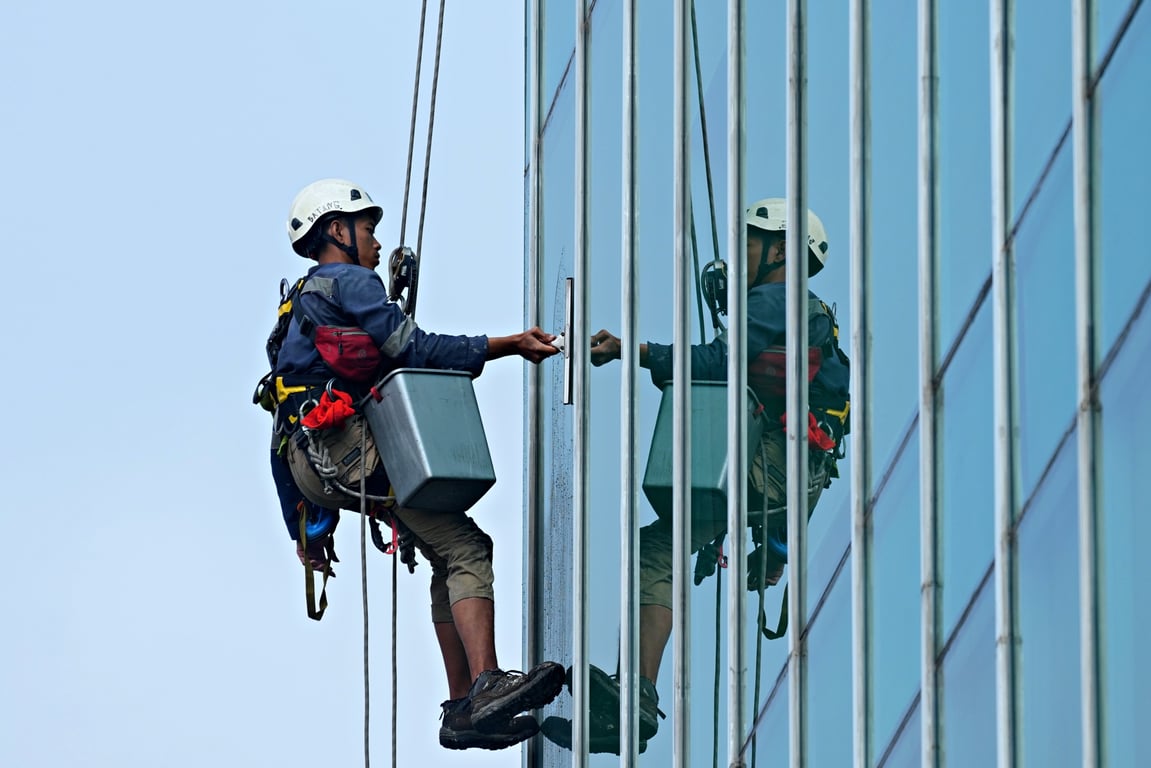 HVAC outdoor condenser maintenance