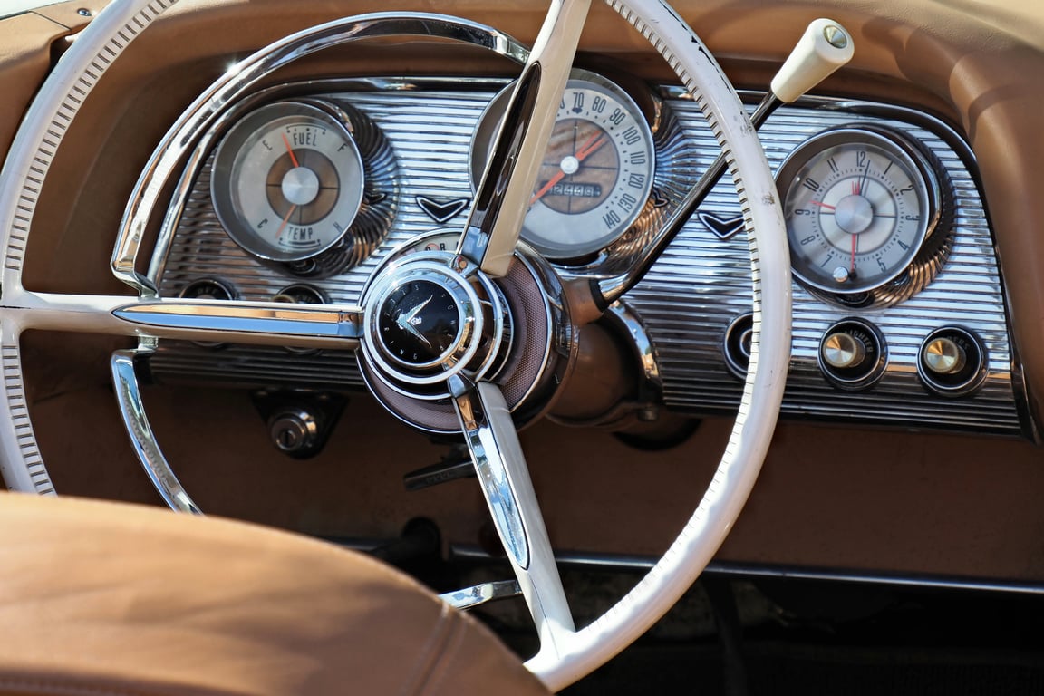 used car dashboard