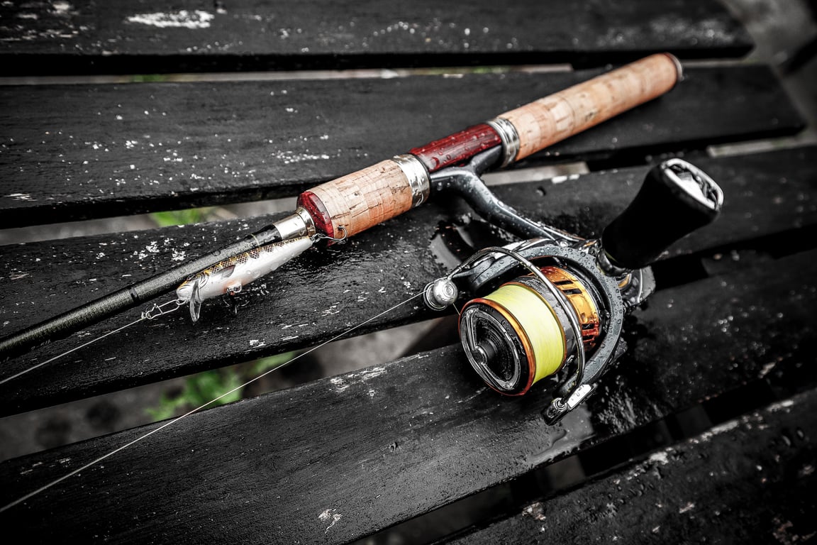 freshwater fishing rod and reel