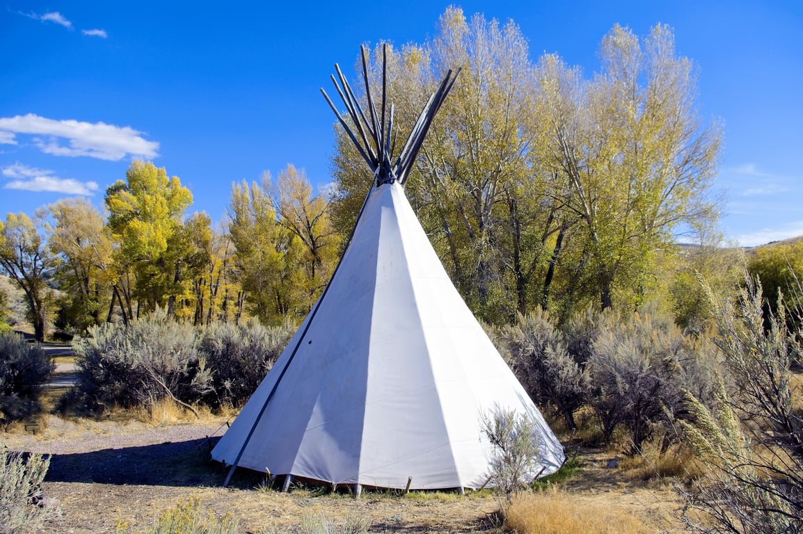 camping tent at campground